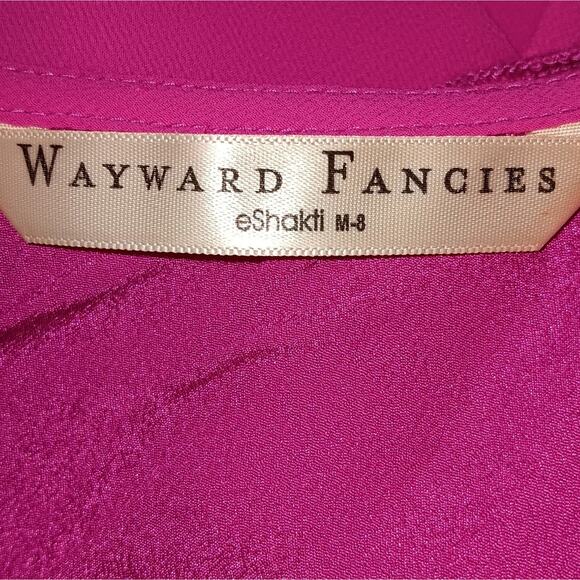 eShakti Wayward Fancies Ruffle Cascade Dress Size M - Picture 6 of 6